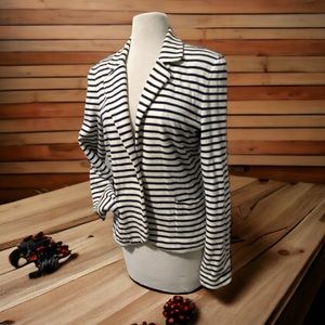 Tory Burch Striped Blazer Size Medium